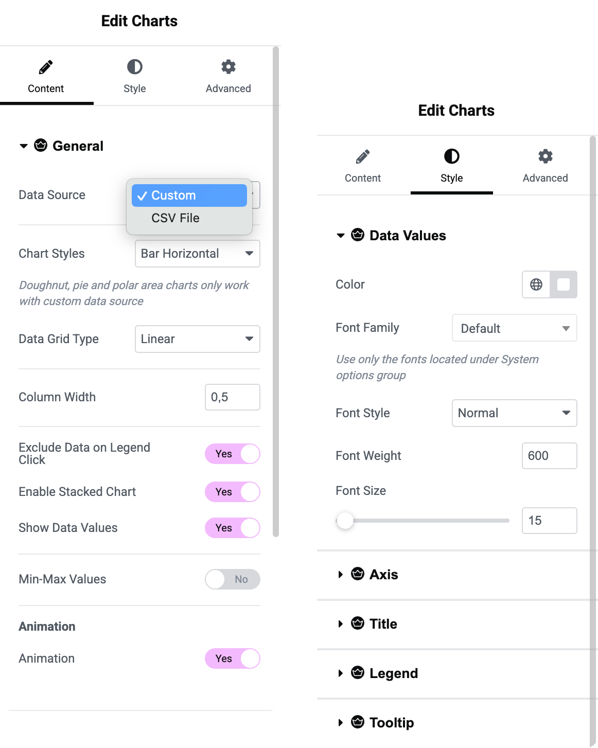 Charts for Elementor - King Addons